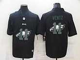 Nike Eagles 11 Carson Wentz Black Shadow Logo Limited Jersey Dzhi,baseball caps,new era cap wholesale,wholesale hats